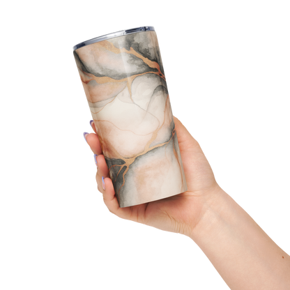 Tapered stainless steel tumbler-Always Blessed Print