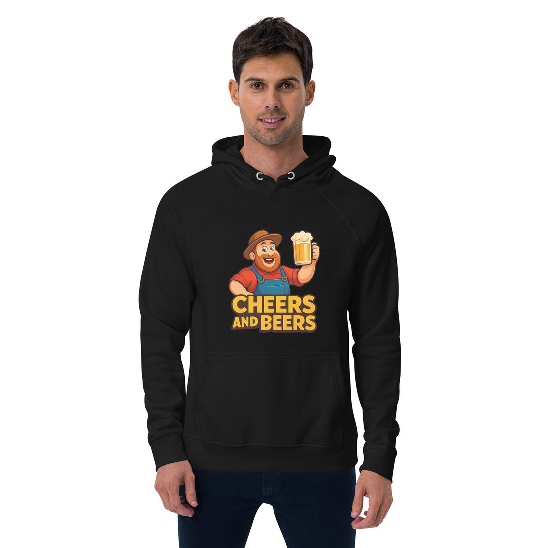Unisex eco raglan hoodie-Always Blessed Print