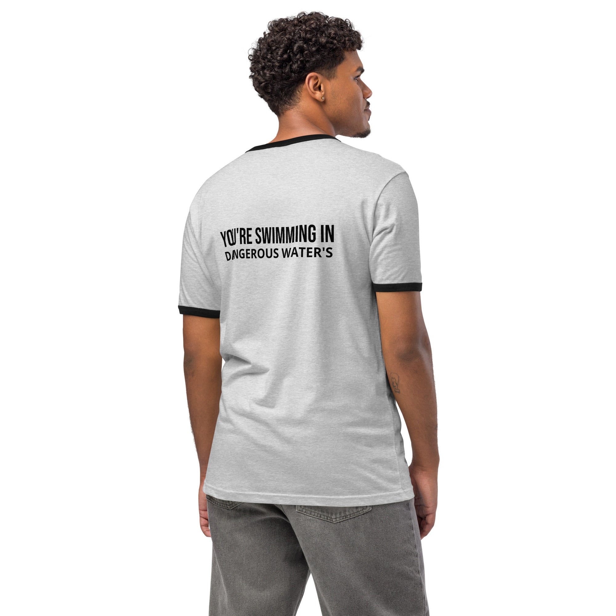 Unisex ringer t-shirt-Always Blessed Print