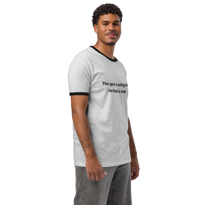 Unisex ringer t-shirt-Always Blessed Print