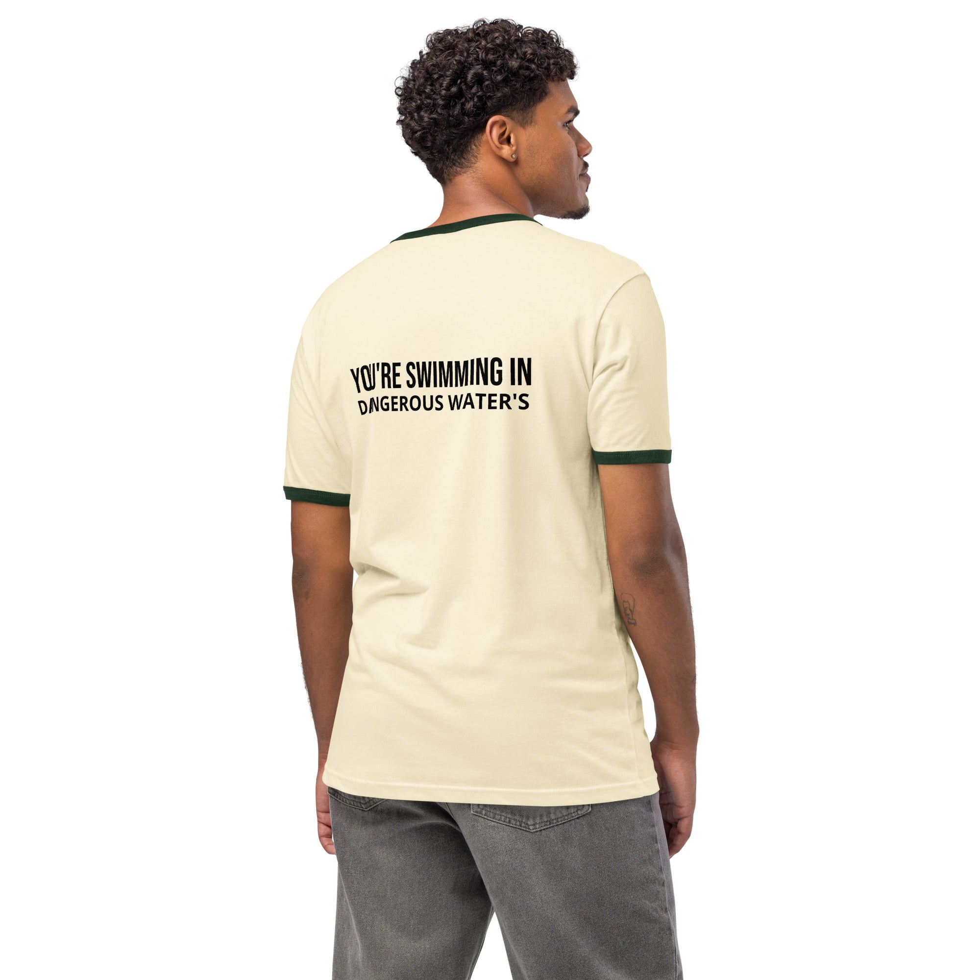 Unisex ringer t-shirt-Always Blessed Print