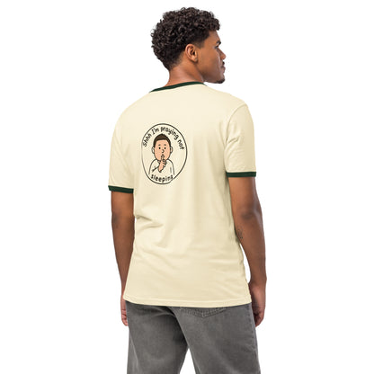 Unisex ringer t-shirt-Always Blessed Print