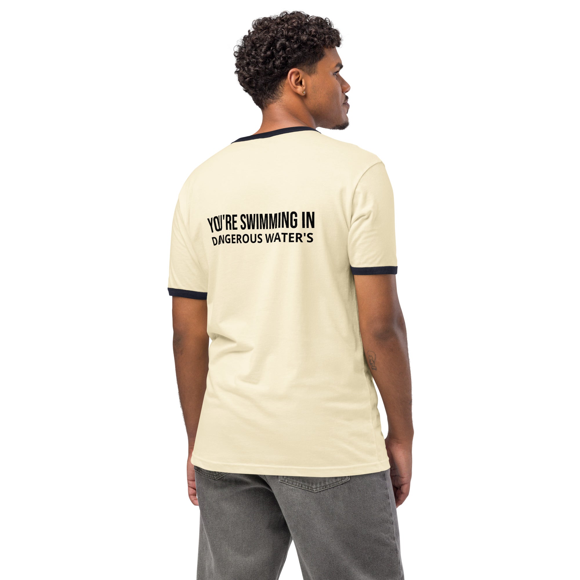 Unisex ringer t-shirt-Always Blessed Print