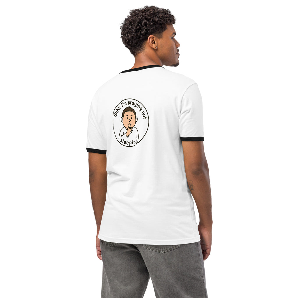 Unisex ringer t-shirt-Always Blessed Print