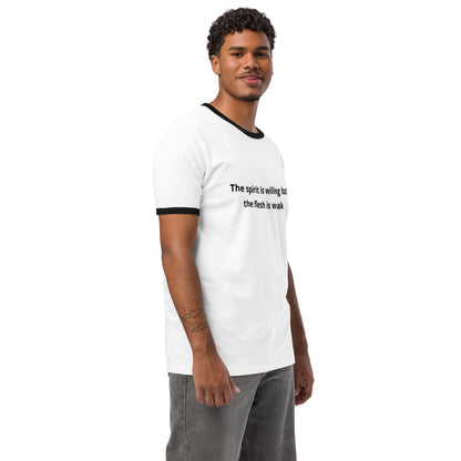 Unisex ringer t-shirt-Always Blessed Print