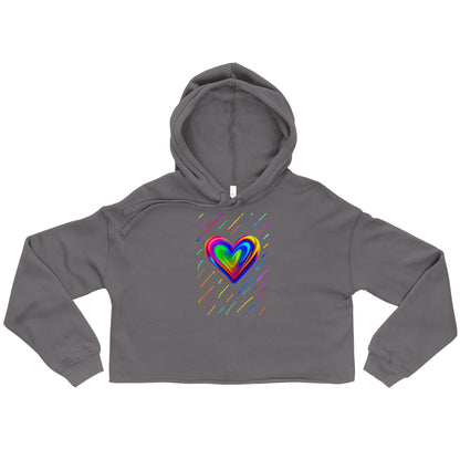 Crop Hoodie-Always Blessed Print