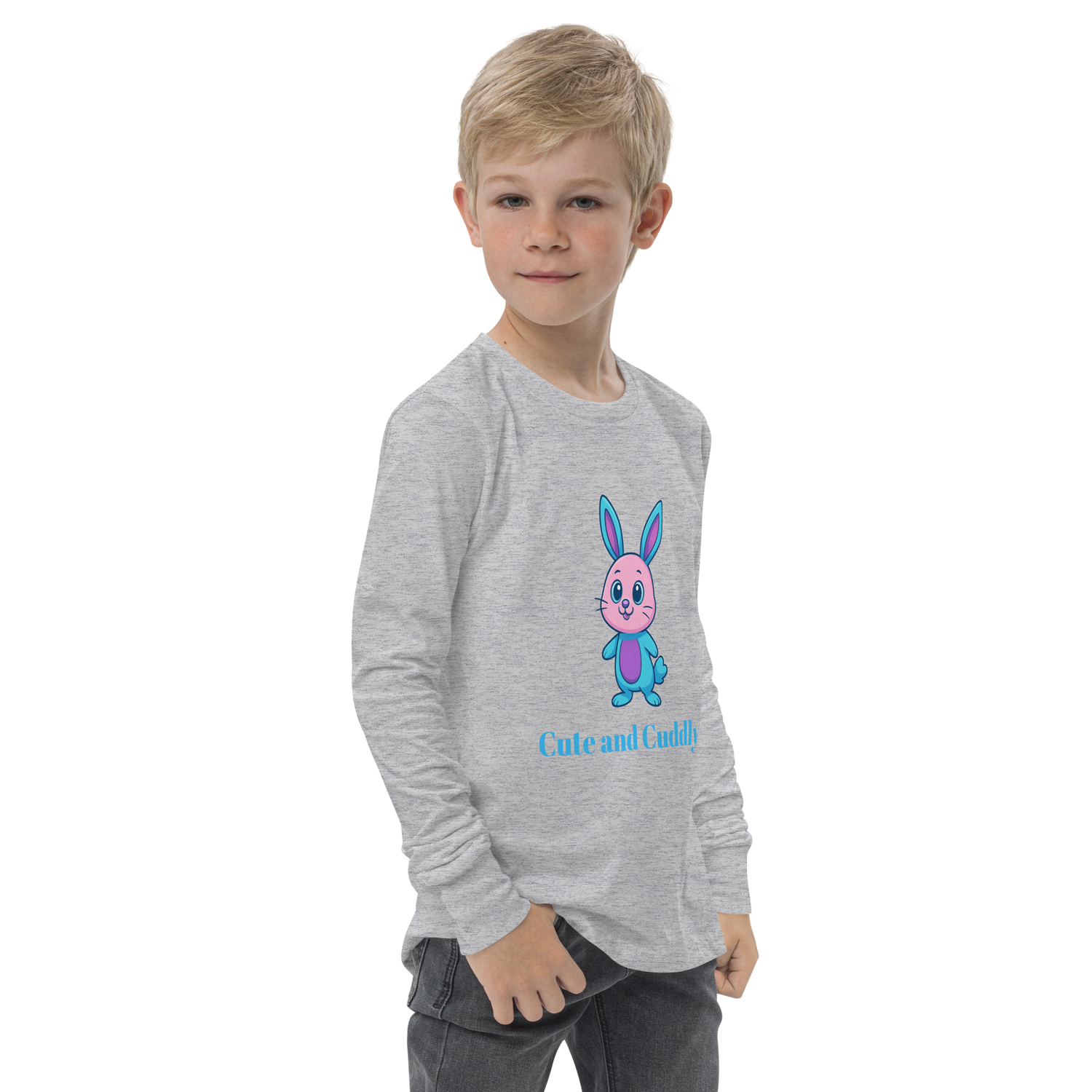 Youth long sleeve tee-Always Blessed Print