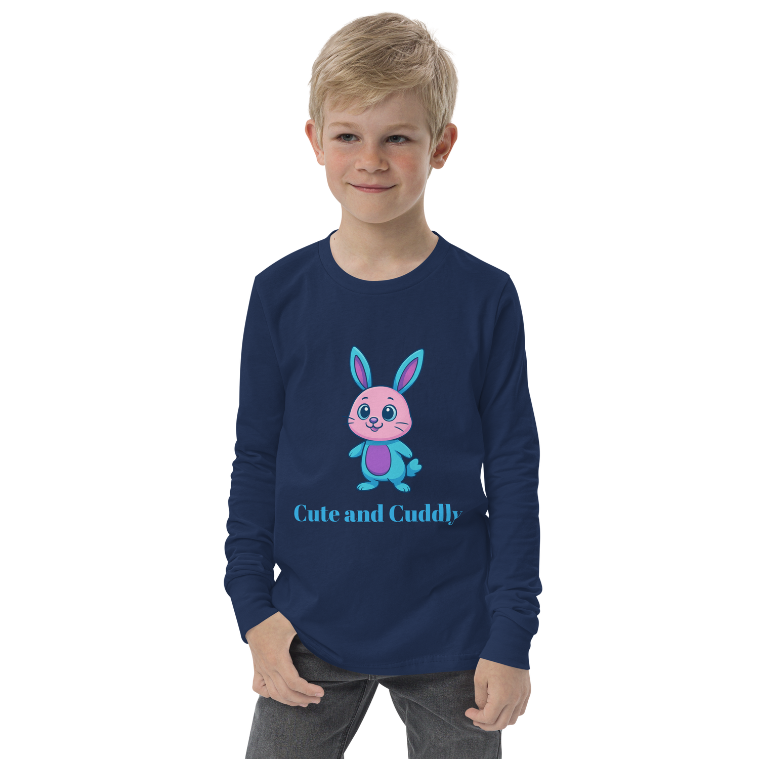 Youth long sleeve tee-Always Blessed Print