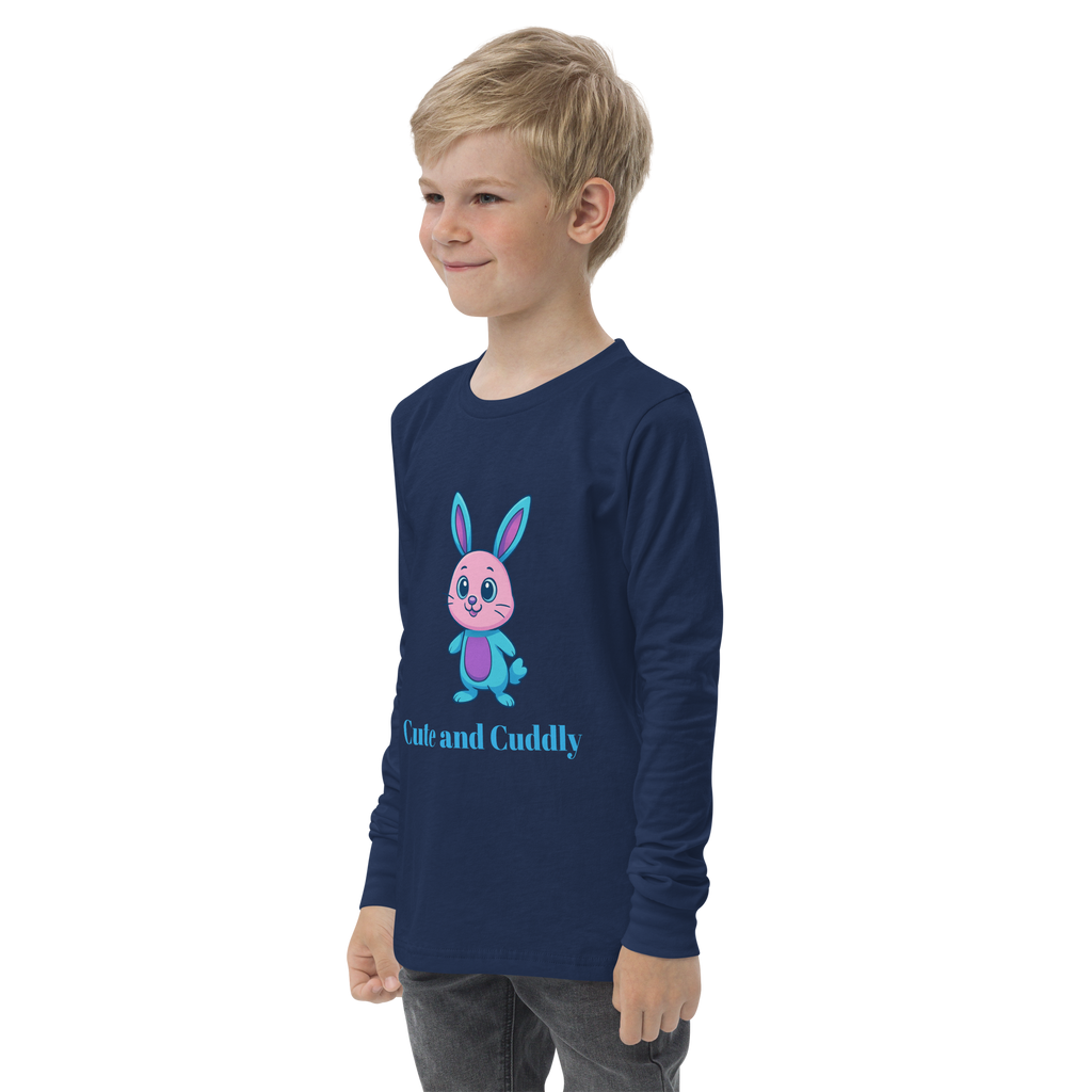 Youth long sleeve tee-Always Blessed Print