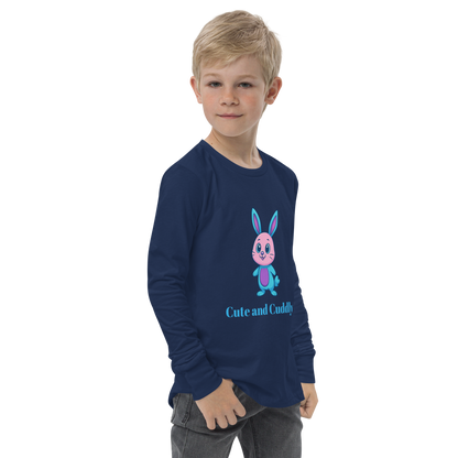 Youth long sleeve tee-Always Blessed Print